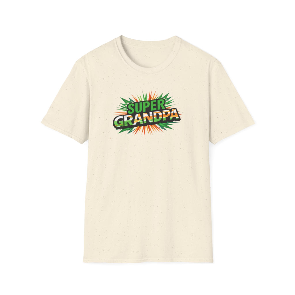 Super Grandpa Ireland Flag/Irish themed T-Shirt — Retro Comic Father's Day Gift