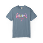 Grandma T-Shirt - "Becoming a Grandma Means My Heart Grows Bigger" - Cute Pastel New Grandma Gift