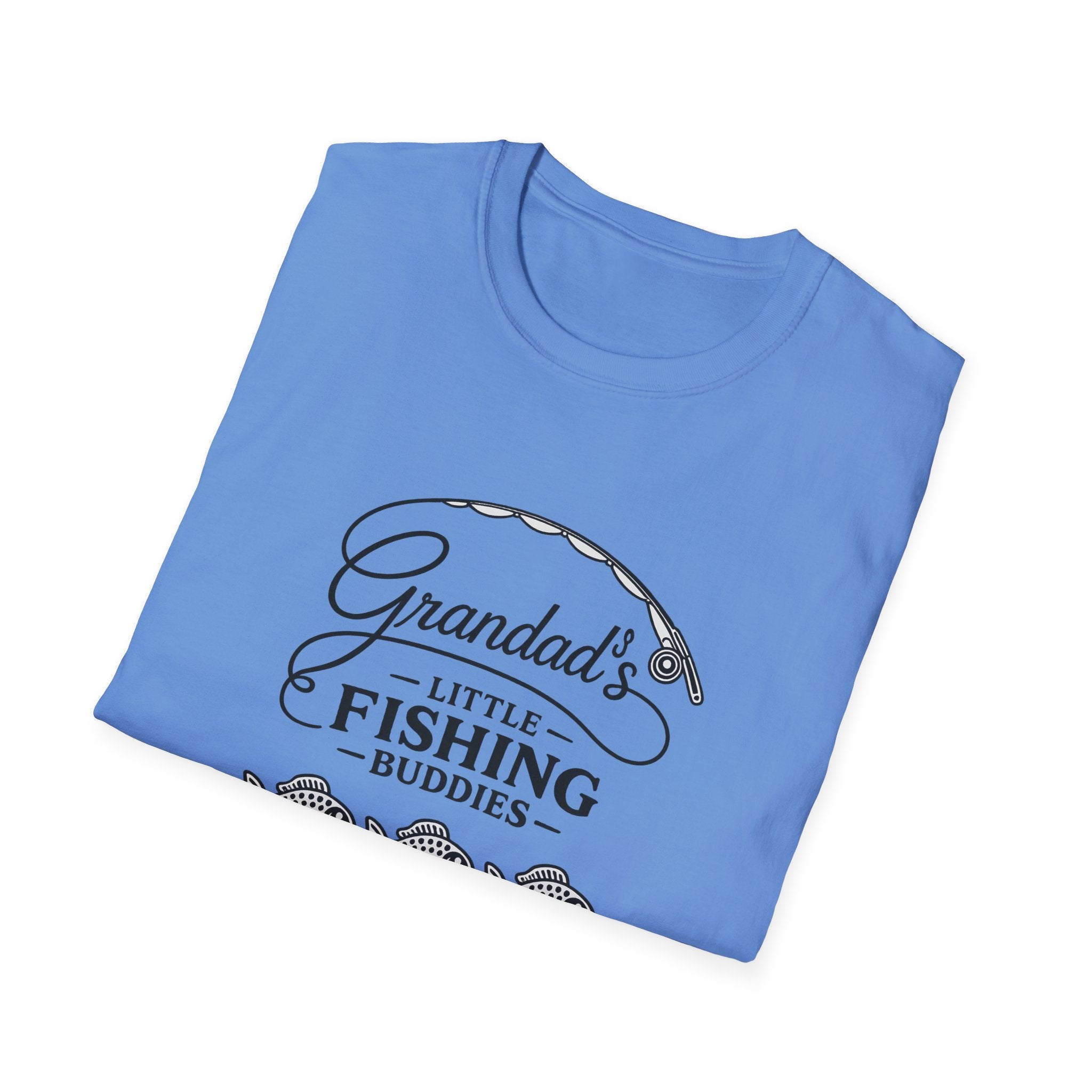 Granddad's Little Fishing Buddies T-Shirt — Grandpa & Kids Fishing Gift