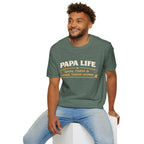 Papa Life T-Shirt — "Spoil Them & Send Them Home" Grandfather Gift