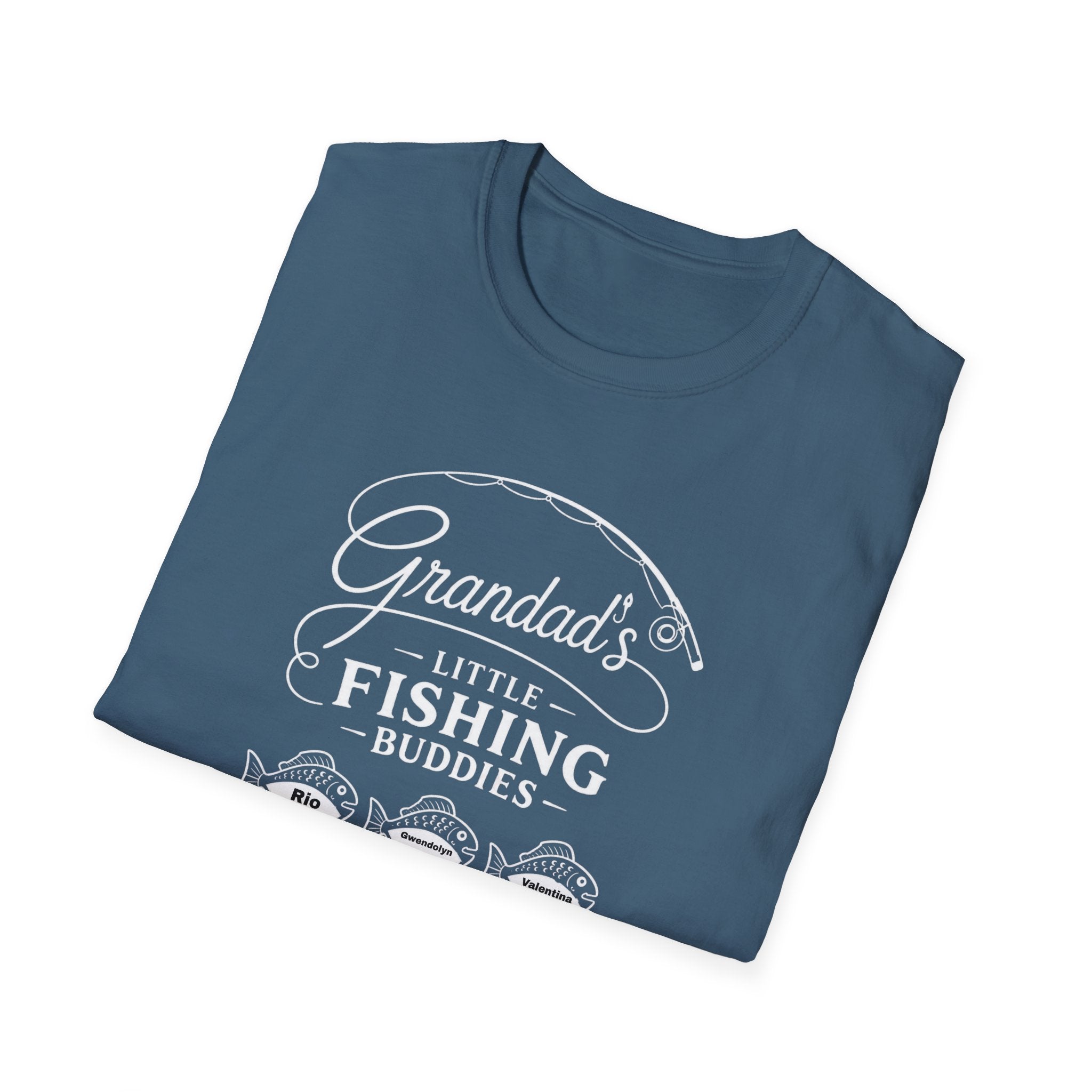 Granddad’s Little Fishing Buddies T-Shirt — Father/Grandparent Fishing Gift