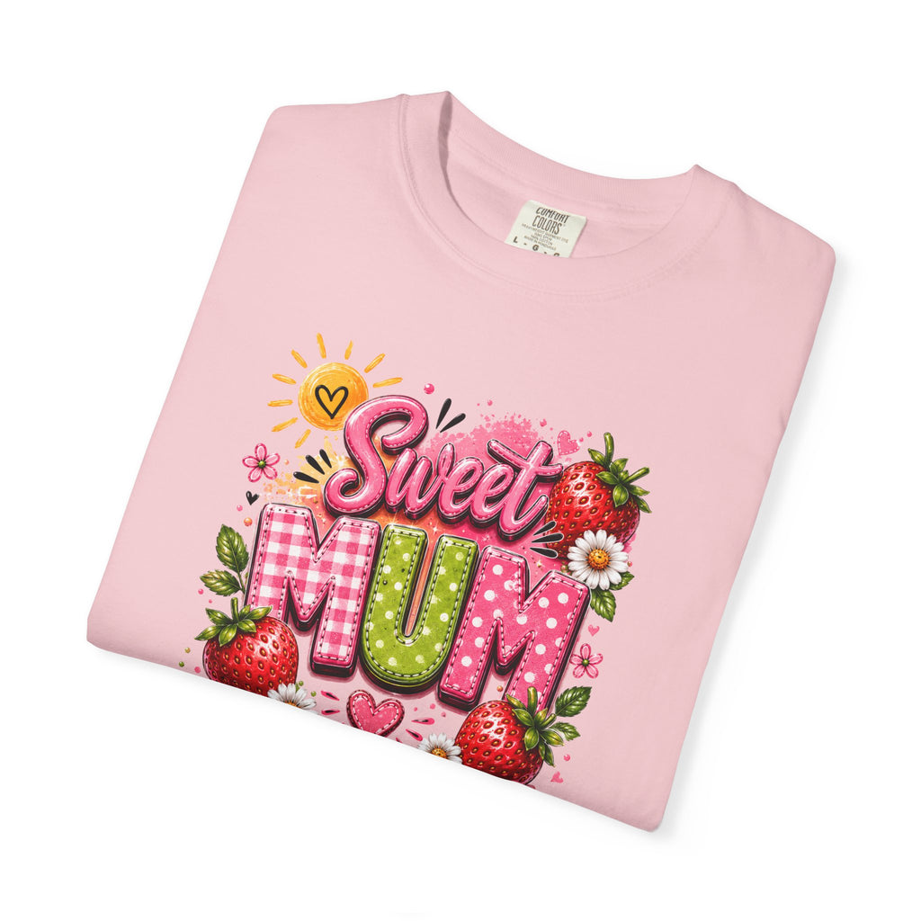 Sweet Mum T-Shirt — Floral Strawberry Mother's Day Tee