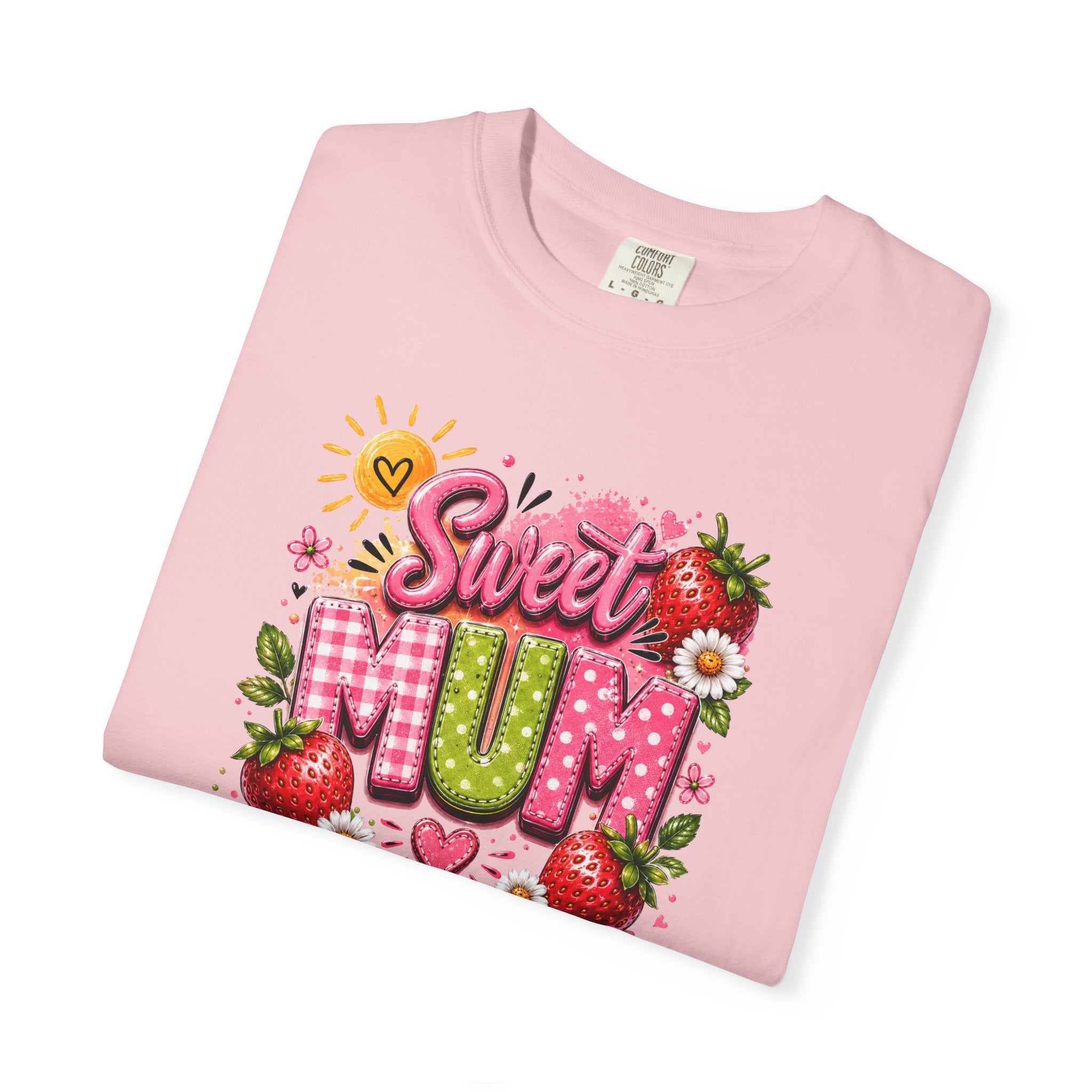 Sweet Mum T-Shirt — Floral Strawberry Mother's Day Tee