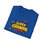 Super Grandpa T-Shirt – Comic Book Retro Graphic Tee for Grandfathers