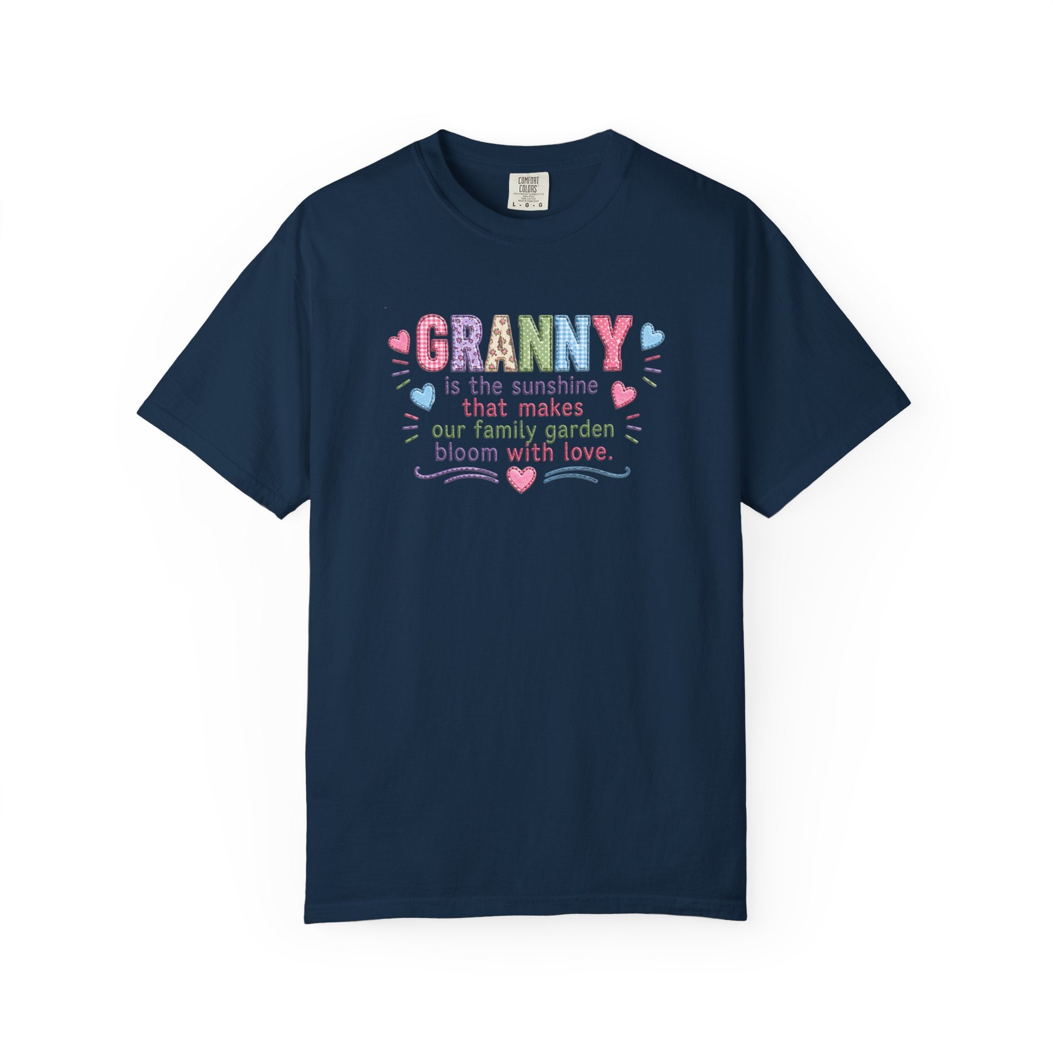 Granny Floral Tee — "Granny is the sunshine that makes our family garden bloom with love"
