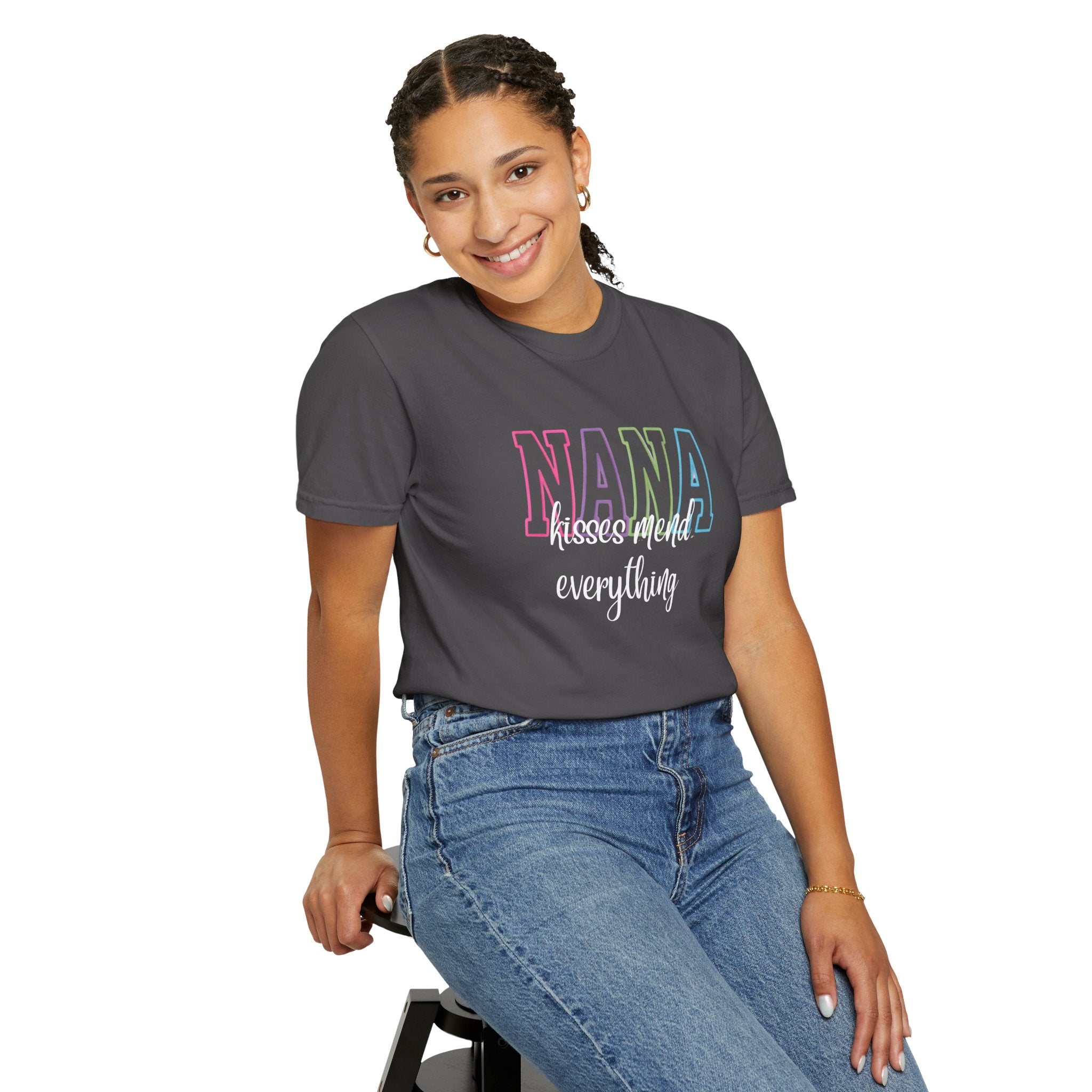 NANA Pastel Rainbow Tee — Grandma Gift T-Shirt