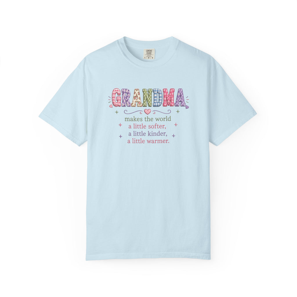 Grandma Floral T-Shirt — "Grandma makes the world a little softer, kinder, warmer"