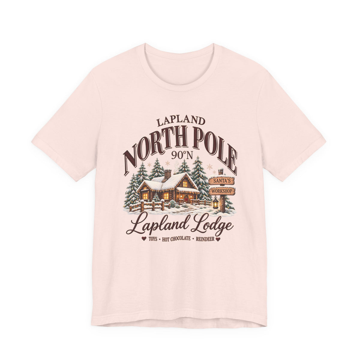Lapland North Pole Lodge Christmas T-Shirt