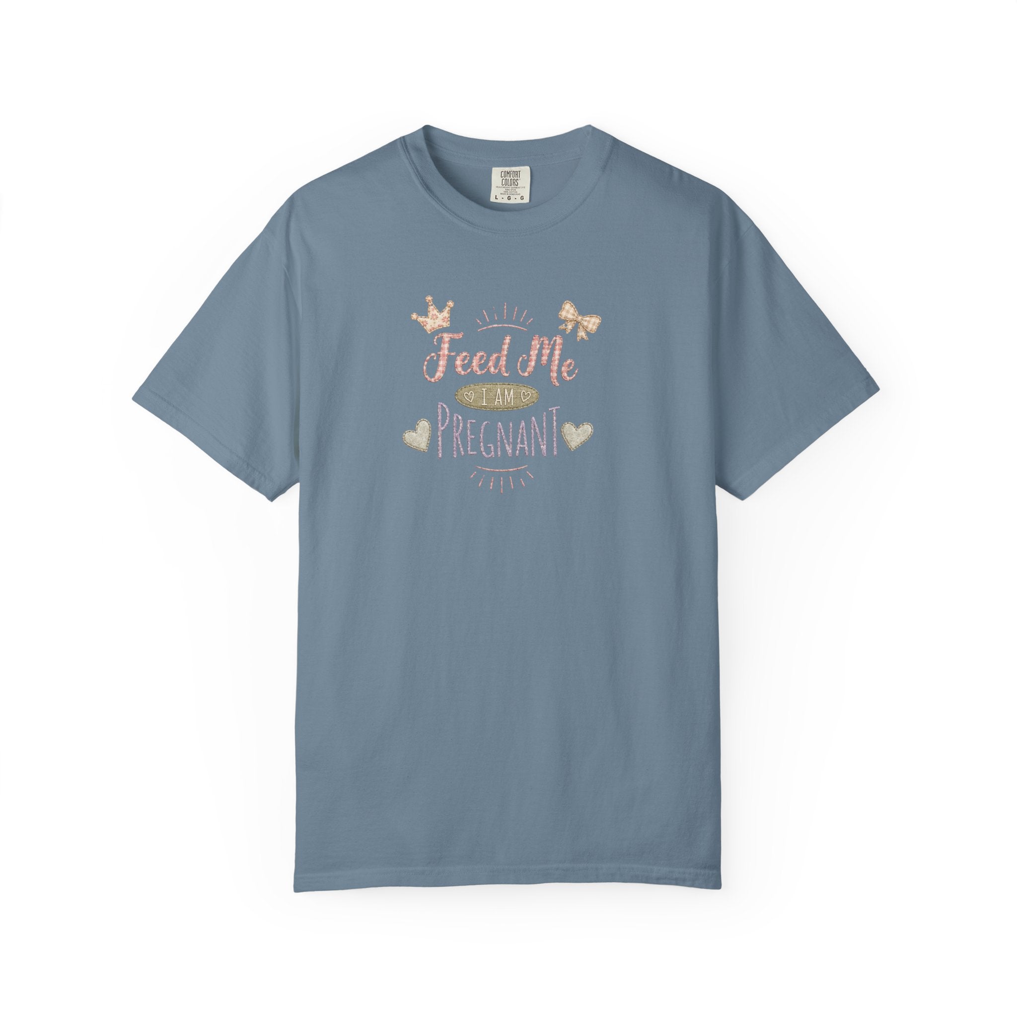 Pregnant 'Feed Me' Tee — Maternity Pregnancy Humor T-Shirt