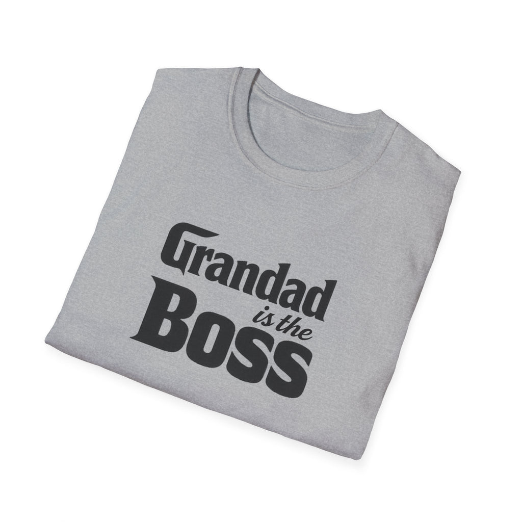 Grandad Is the Boss T-Shirt — Funny Grandpa Gift for Father’s Day & Birthdays