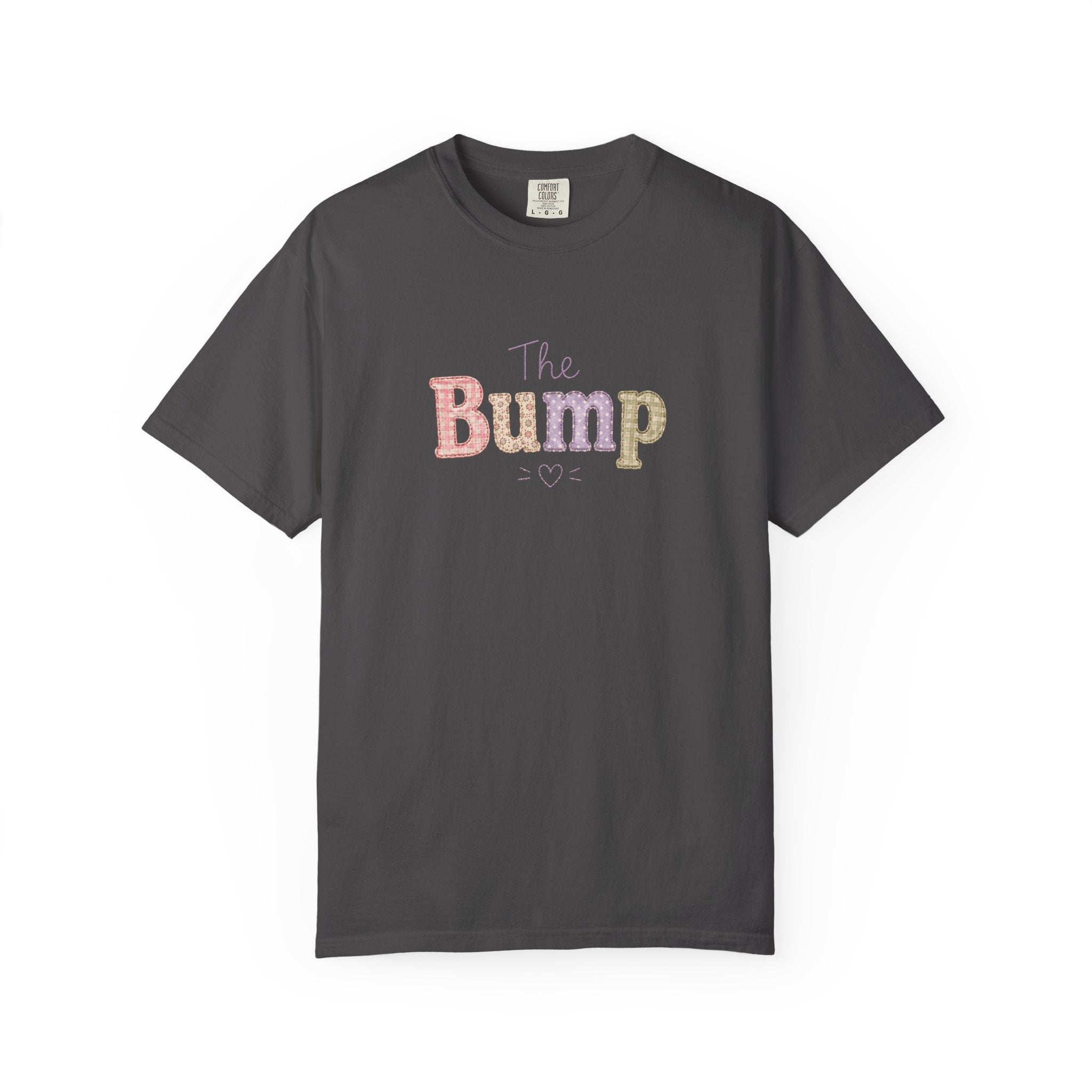 Maternity T-Shirt — 'The Bump' Pastel Vintage Graphic Tee