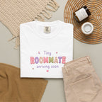 Tiny Roommate Pregnancy Announcement T-Shirt