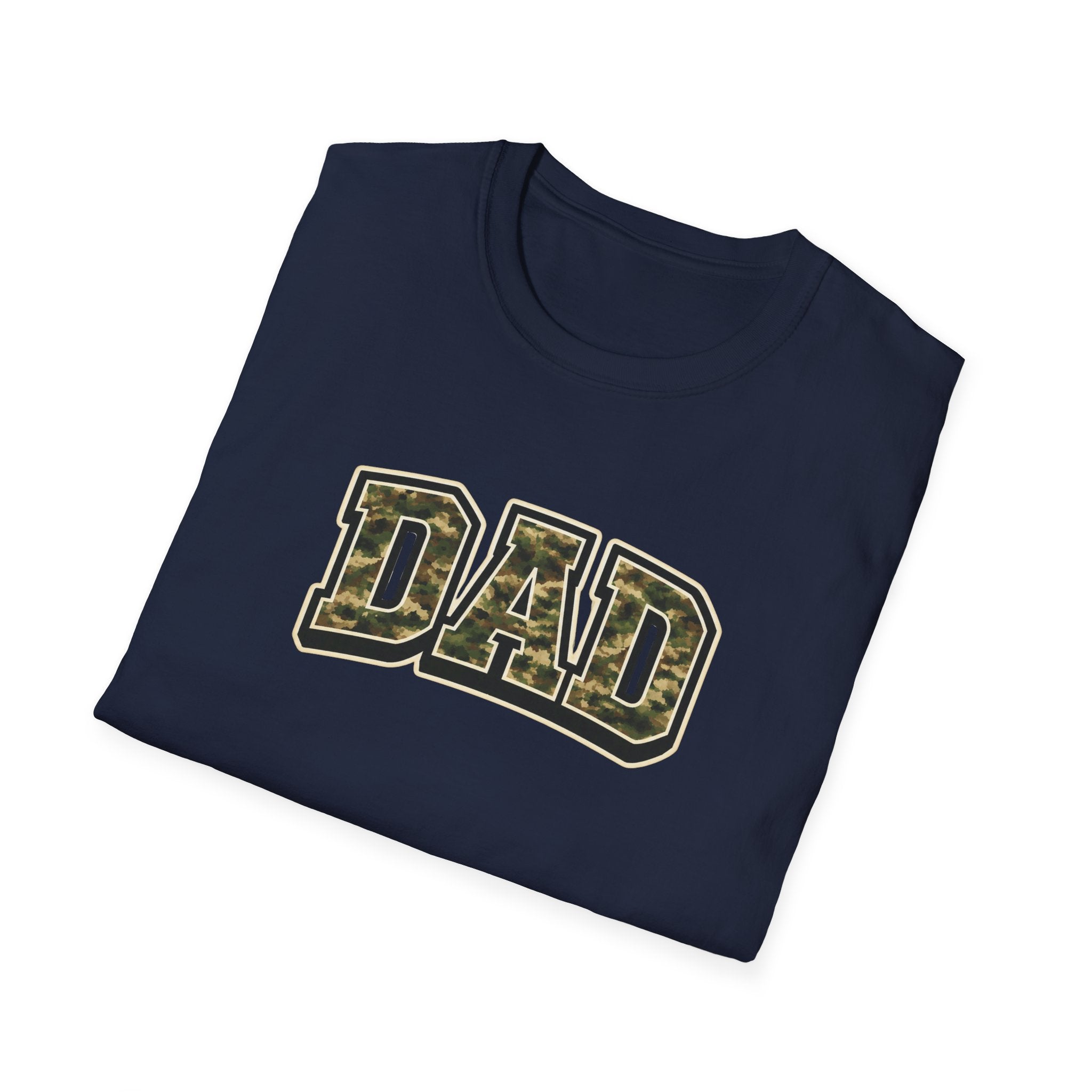 Dad Camo T‑Shirt — Military Camouflage 'DAD' Father's Day Tee