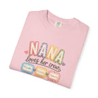 T-Shirt — “Nana Loves Her Crew” Colorful Grandma Family tee