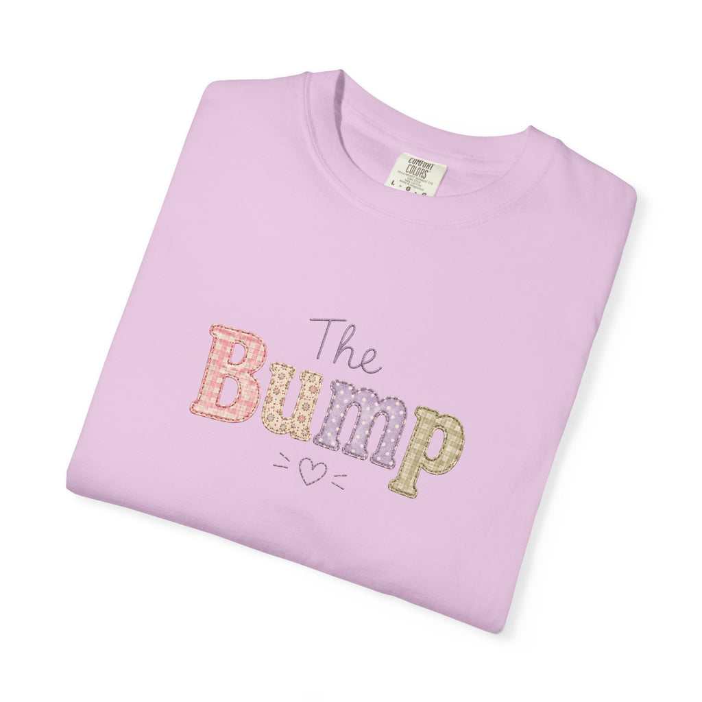 Maternity T-Shirt — 'The Bump' Pastel Vintage Graphic Tee