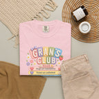 Grans Club Rules T-Shirt — Cute Floral Grandma Shirt, Funny Grandmother Gift for Mother's Day