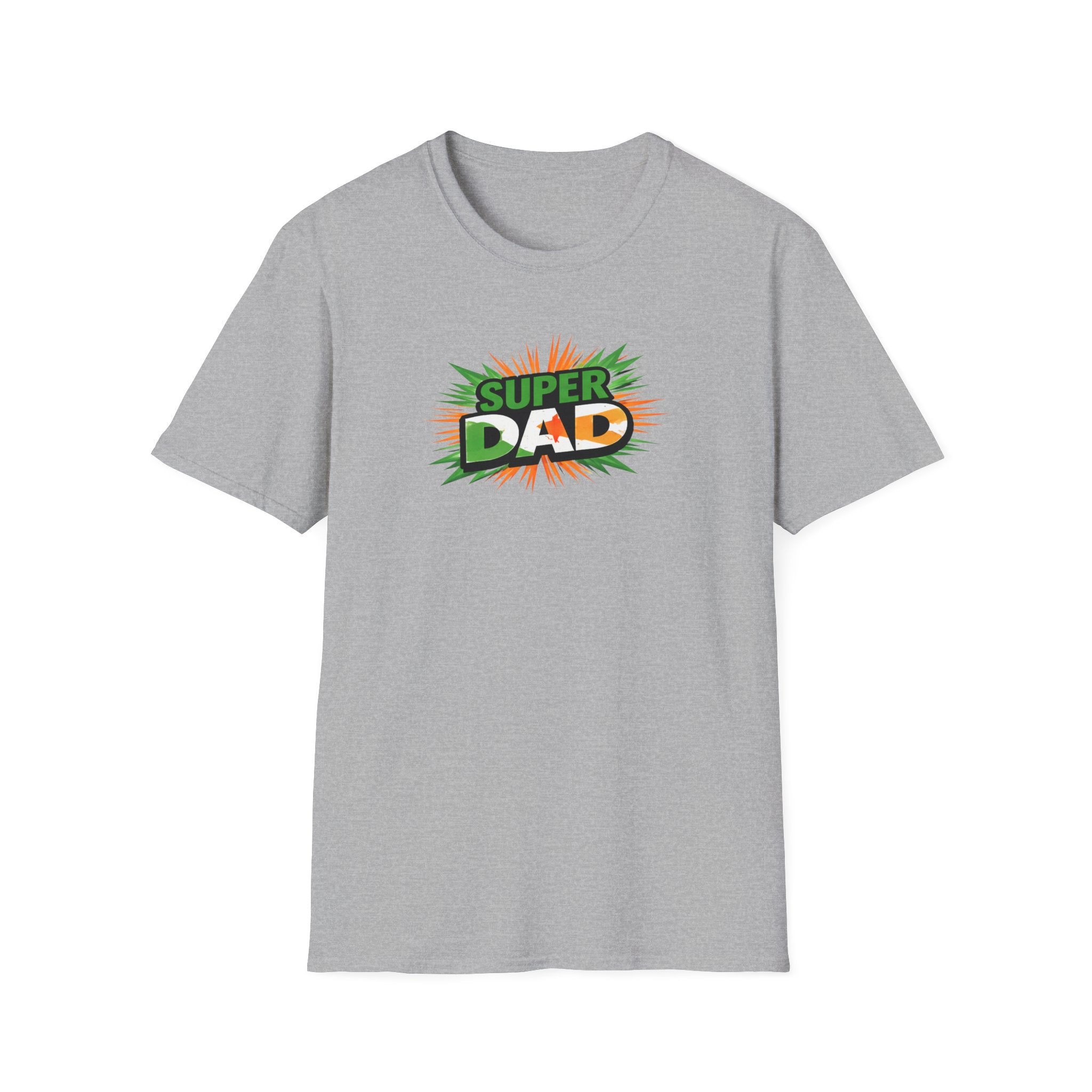 Super Dad T-Shirt — Ireland Flag themed Retro Comic Father’s Day Tee