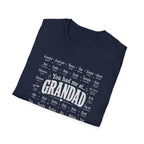 Grandad Word Cloud T-Shirt — "You had me at... GRANDAD" Father’s Day Gift