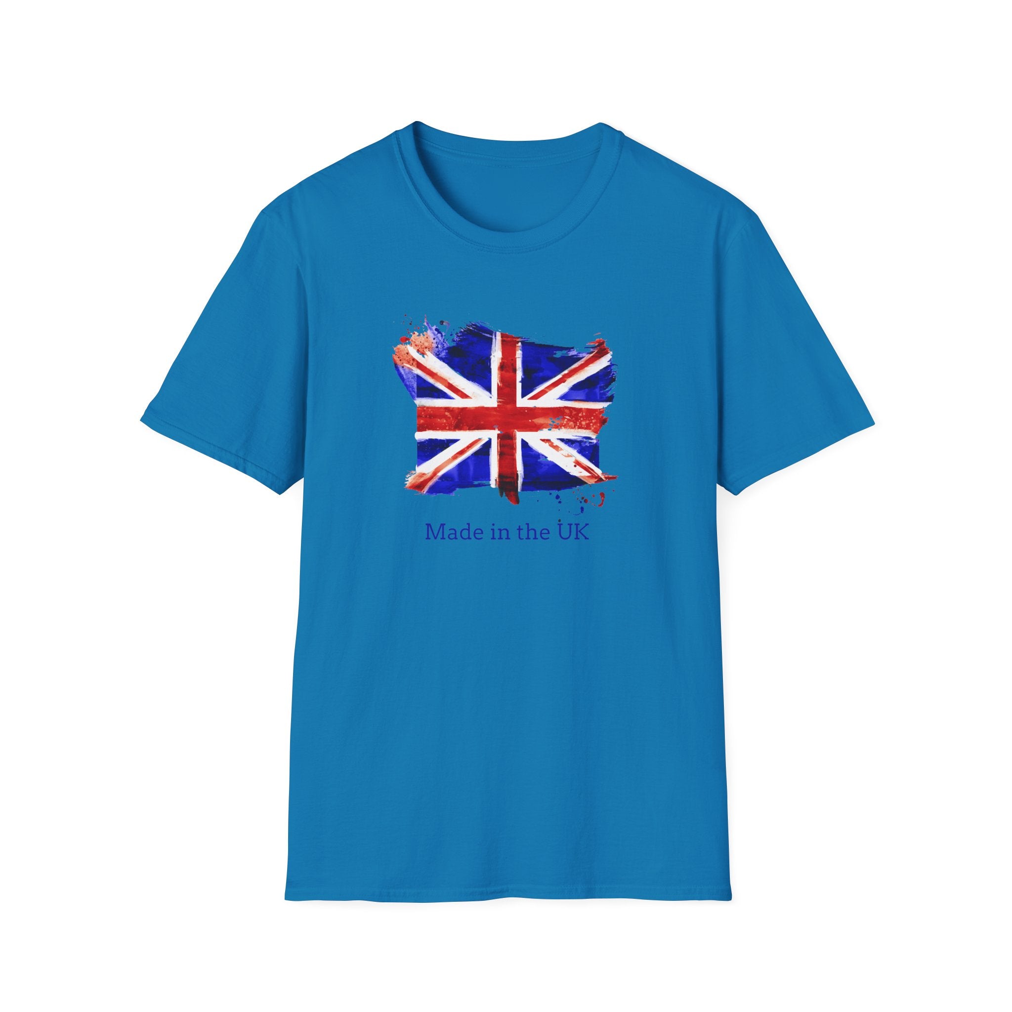 British Flag Watercolor T-Shirt – "Made in the UK" Pride Tee