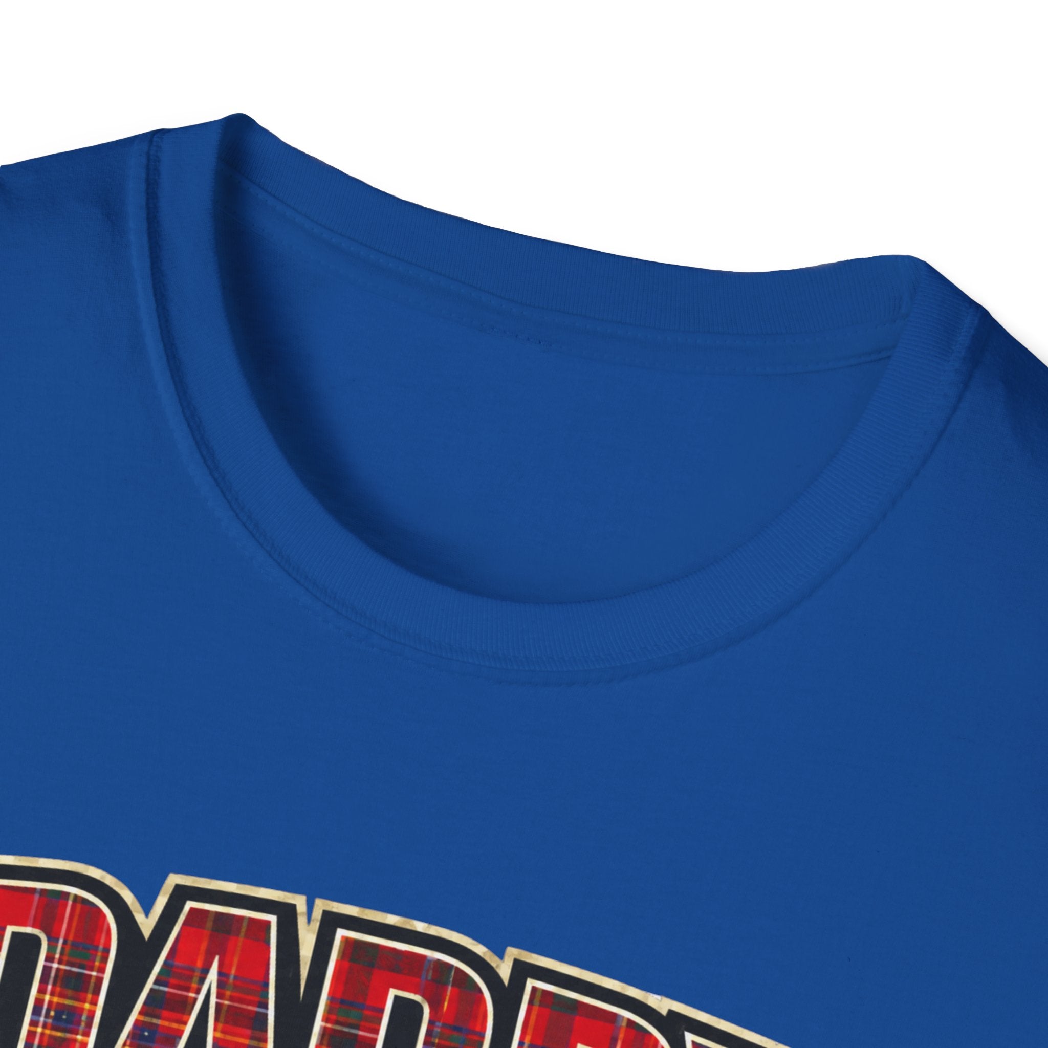Daddy Est. 2026 T-Shirt — Plaid Dad Announcement Tee