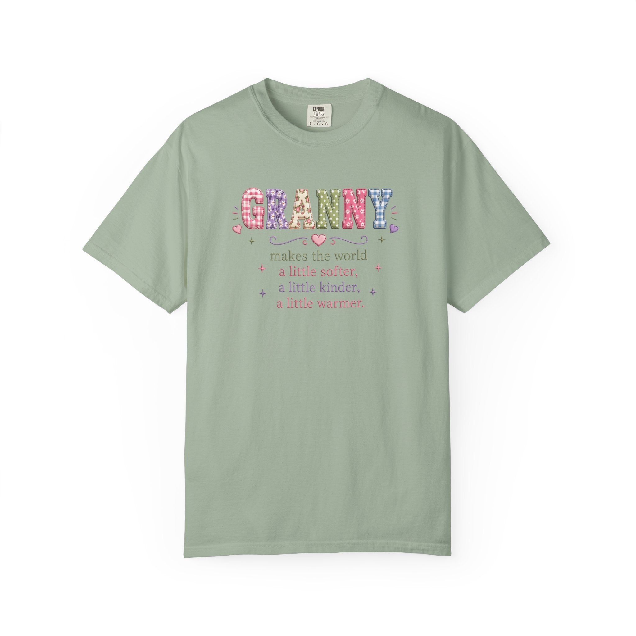 Granny Floral Graphic T-Shirt — "Granny makes the world a little softer, a little kinder, a little warmer"