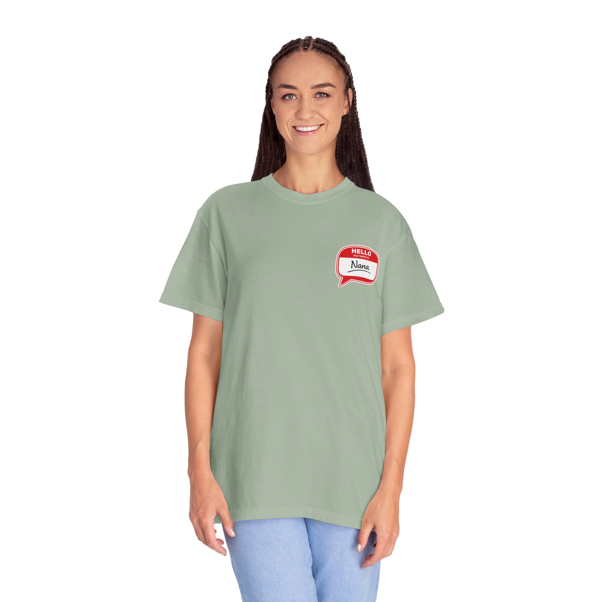Nana Name Badge T-Shirt