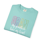 T-Shirt — "Gran my grandkids have my heart" Pastel Graphic Grandma Tee