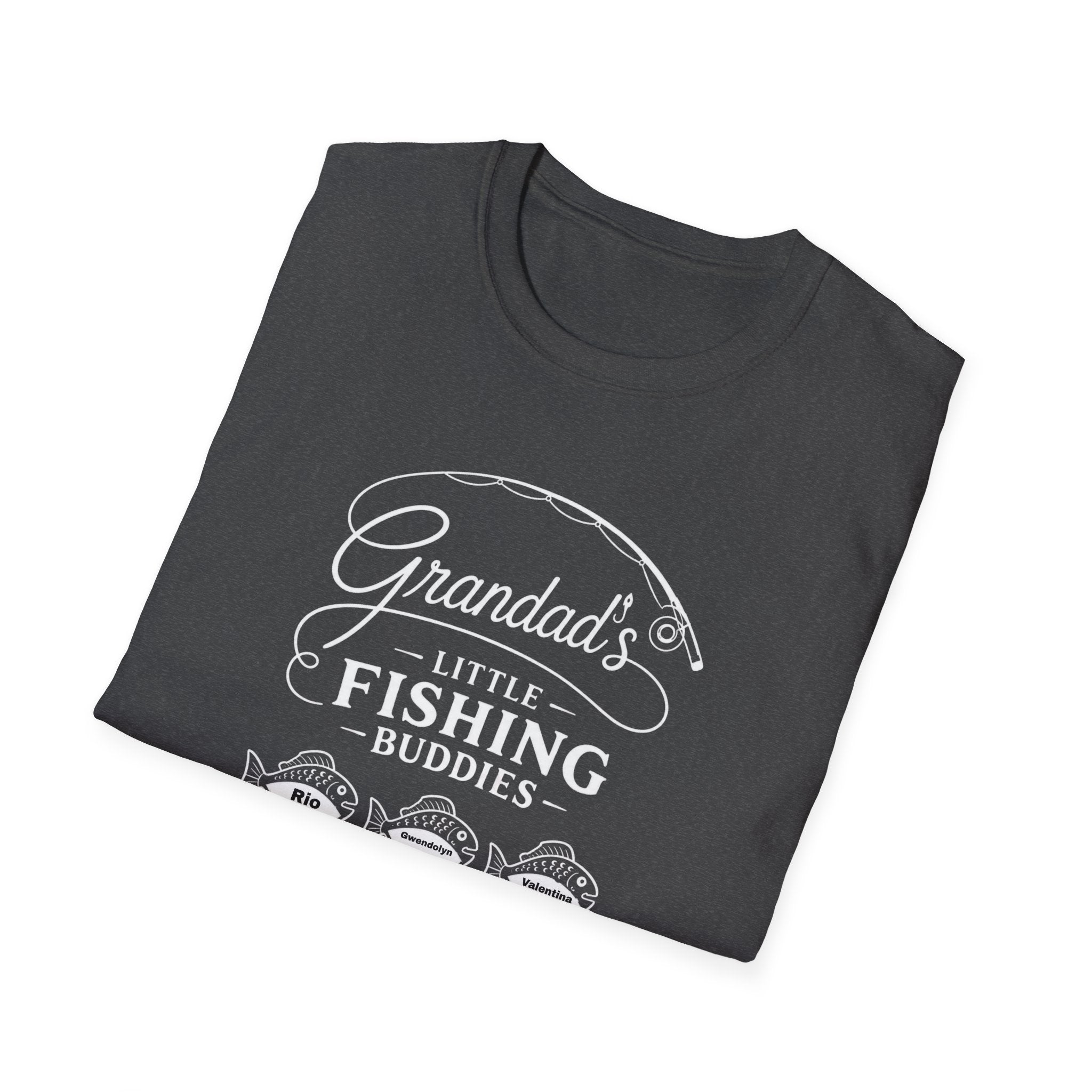 Granddad’s Little Fishing Buddies T-Shirt — Father/Grandparent Fishing Gift