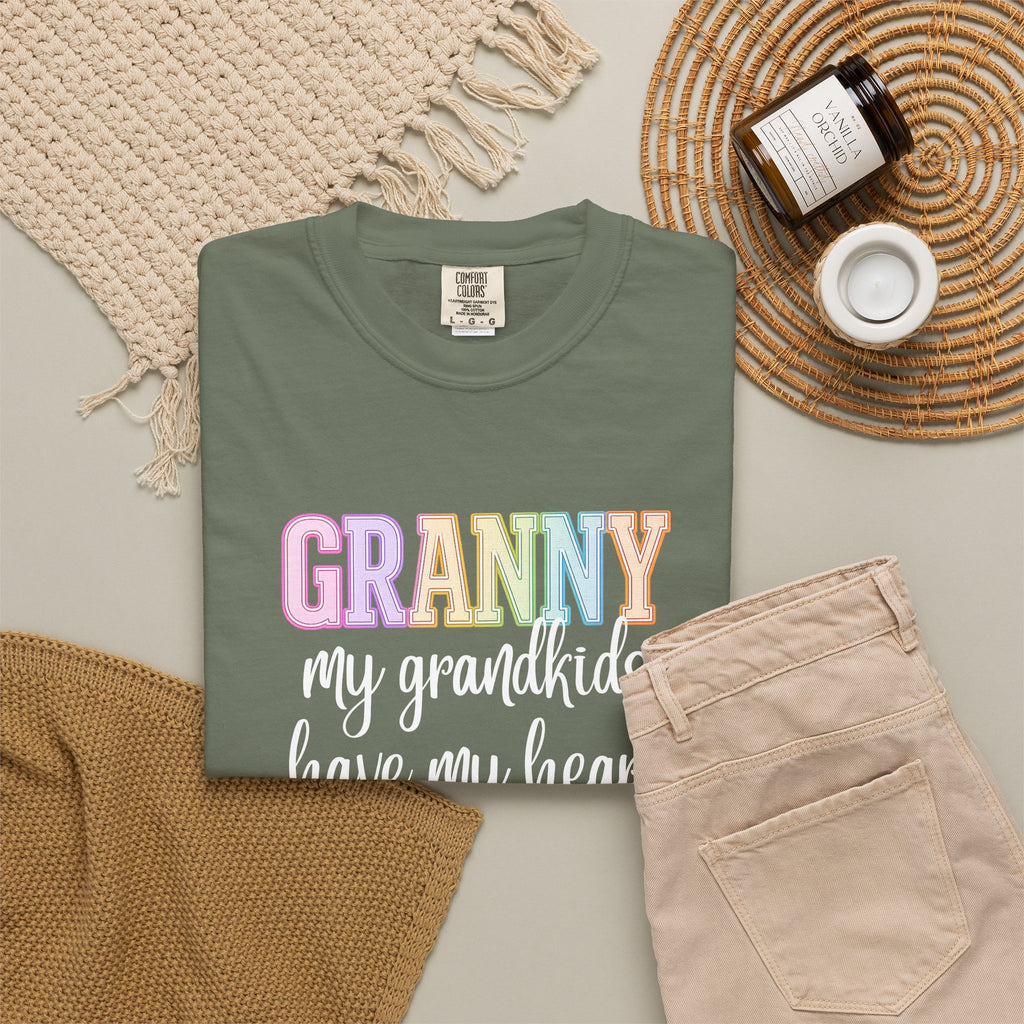 GRANNY My Grandkids Have My Heart Tee