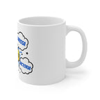 Super Grandad Comic-Style Mug — Personalized Names Pop Art Coffee Cup