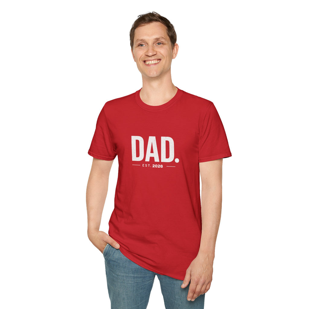 Dad Est. 2026 T-Shirt — New Father Gift, Father’s Day Tee