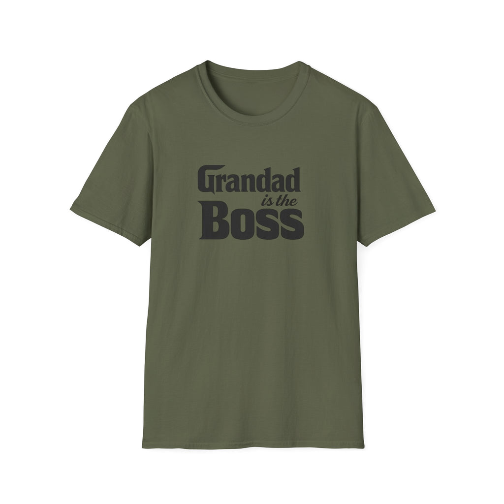 Grandad Is the Boss T-Shirt — Funny Grandpa Gift for Father’s Day & Birthdays
