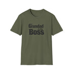 Grandad Is the Boss T-Shirt — Funny Grandpa Gift for Father’s Day & Birthdays