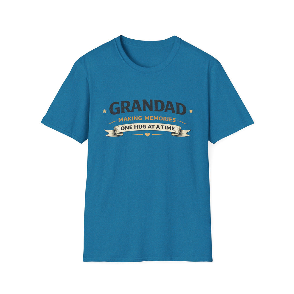 Grandad T-Shirt - "Making Memories One Hug at a Time" Grandpa Gift Tee