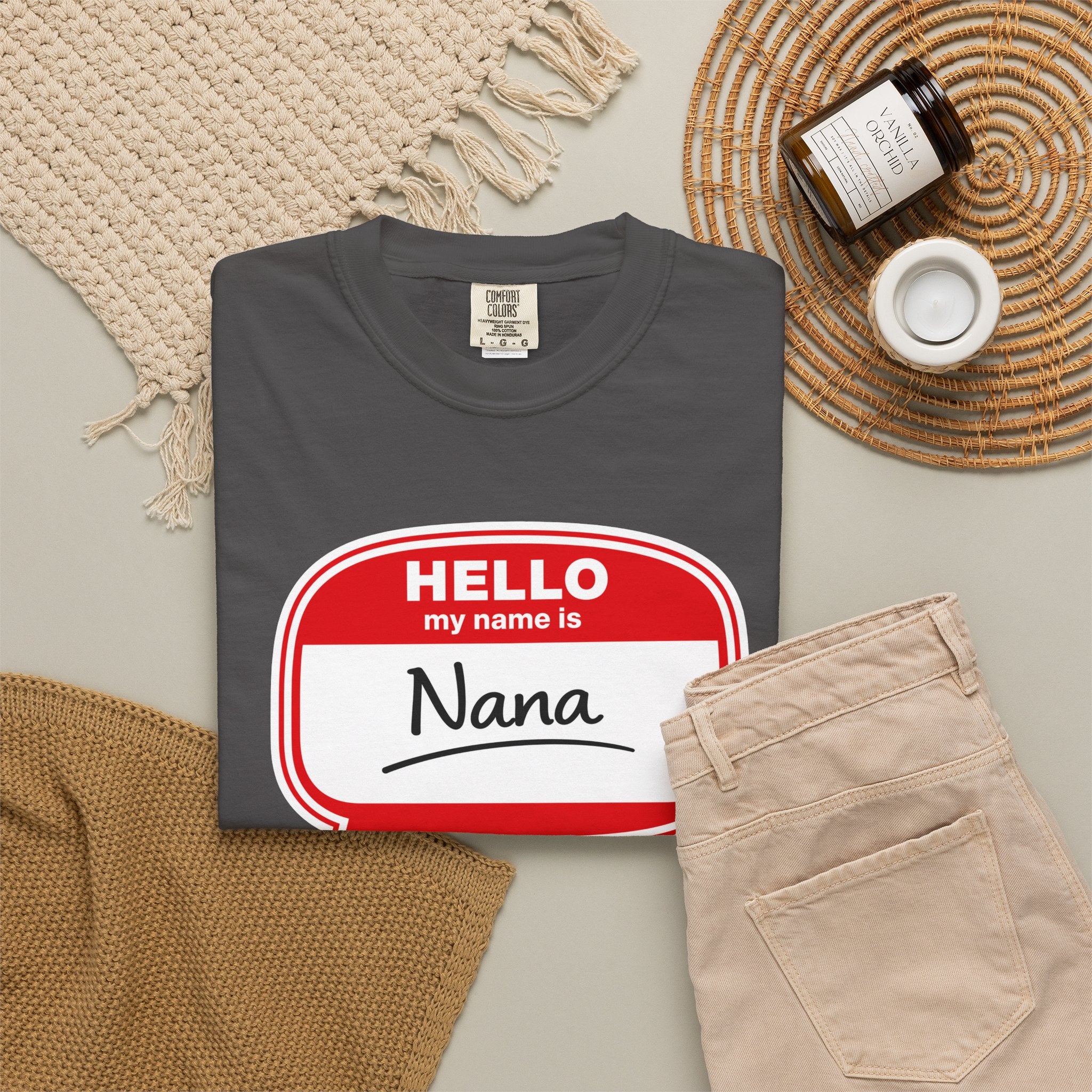 Hello My Name Is Nana T-Shirt