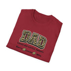 Dad Loves His Little Troops Camo T-Shirt — Personalized Kids' Names