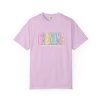 Grandma Floral Graphic T-Shirt — "Grandma, the heart of our family" Gift Tee
