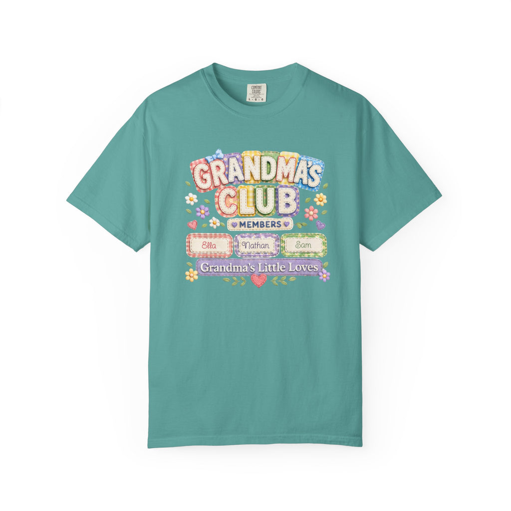 Grandmas Club T-Shirt — Grandma’s Little Loves Graphic Tee