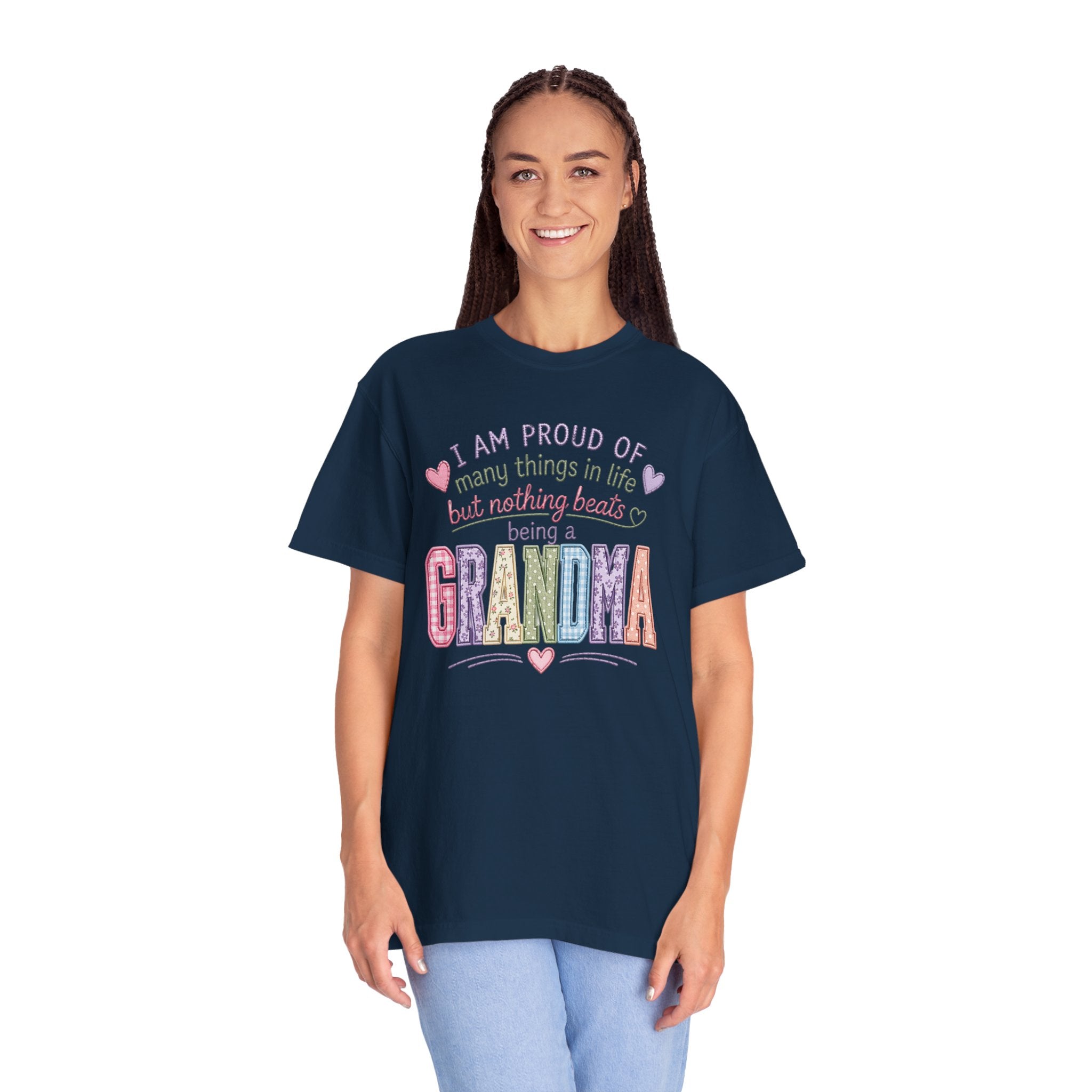 Grandma Pride T-Shirt – "I Am Proud of Many Things in Life but Nothing Beats Being a Grandma"