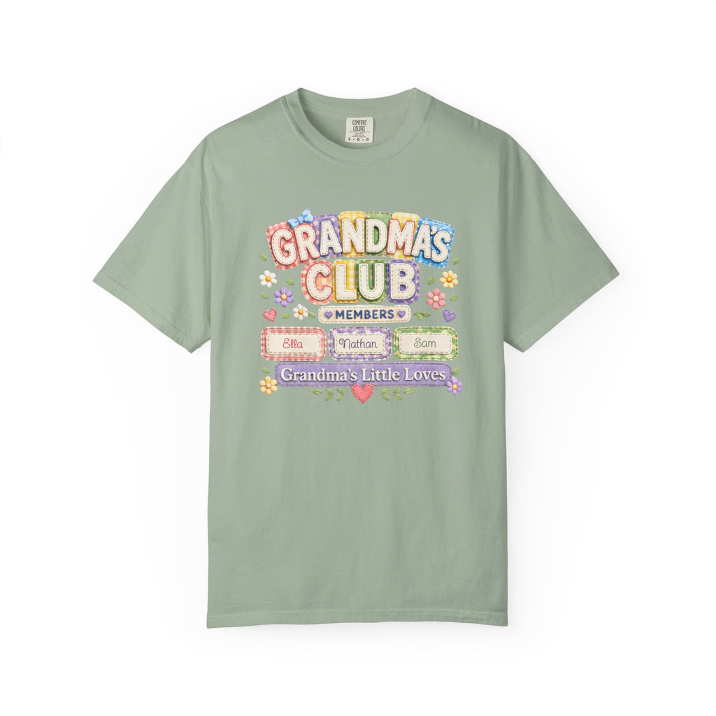 Grandmas Club T-Shirt — Grandma’s Little Loves Graphic Tee