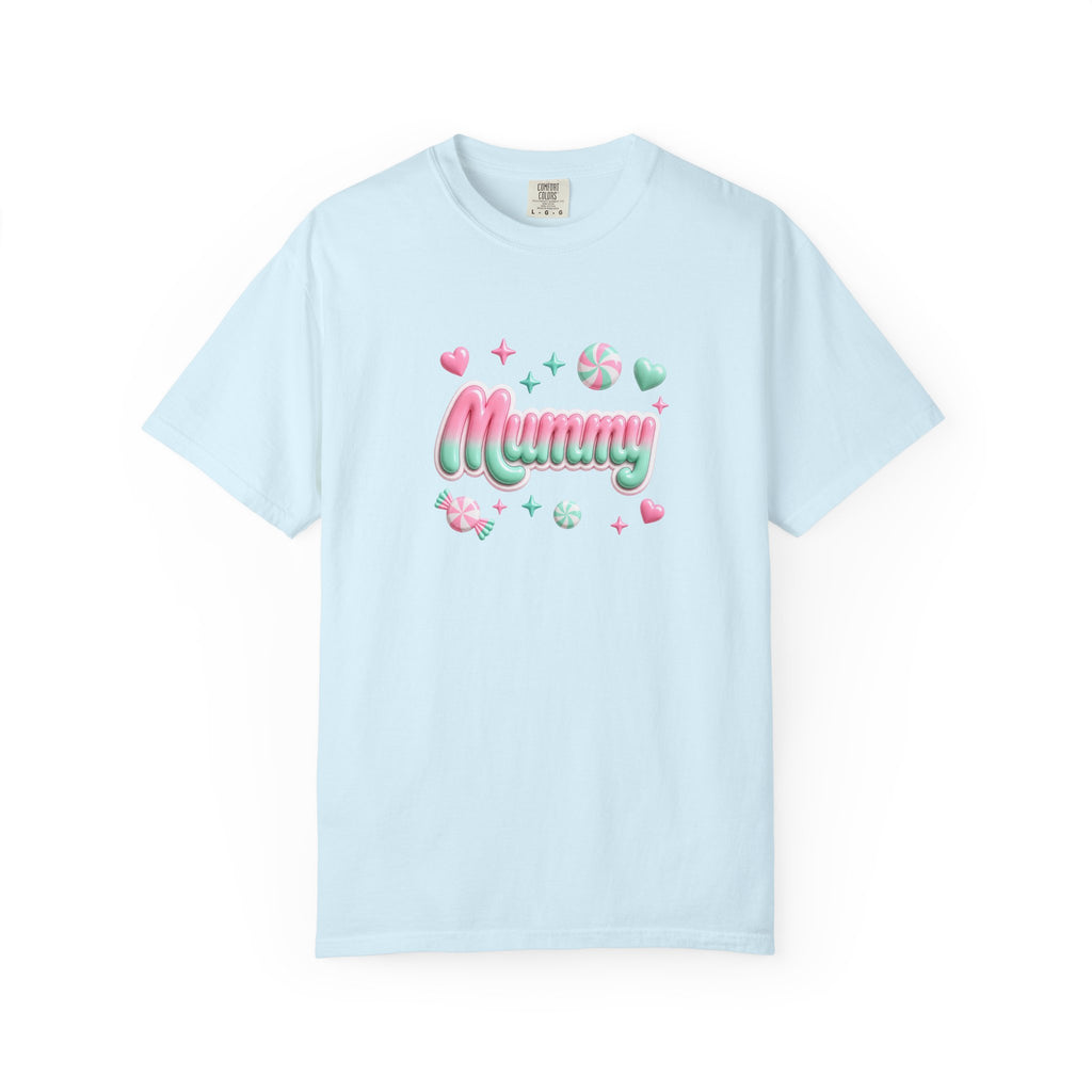 Mummy Pastel Candy Script T-Shirt