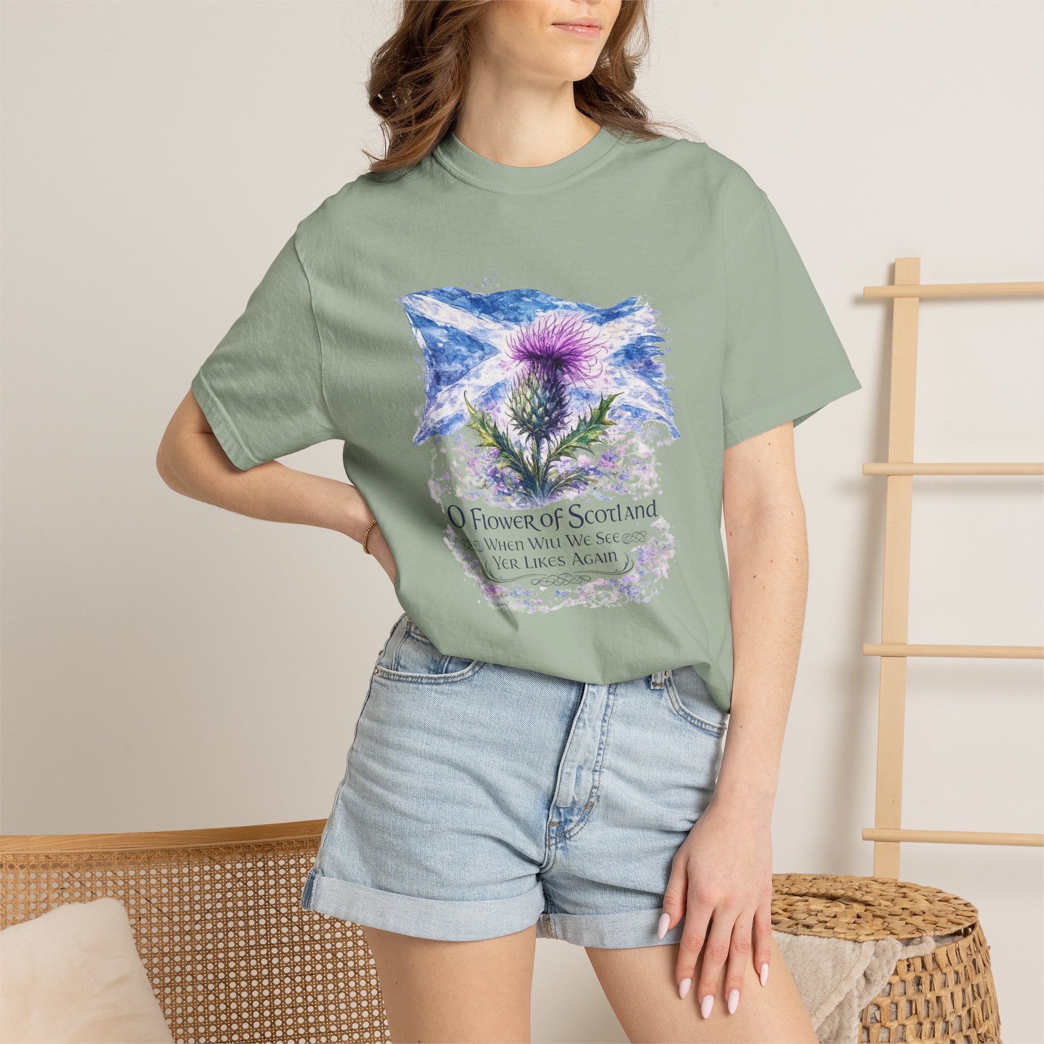 Flower of Scotland Flag Tee