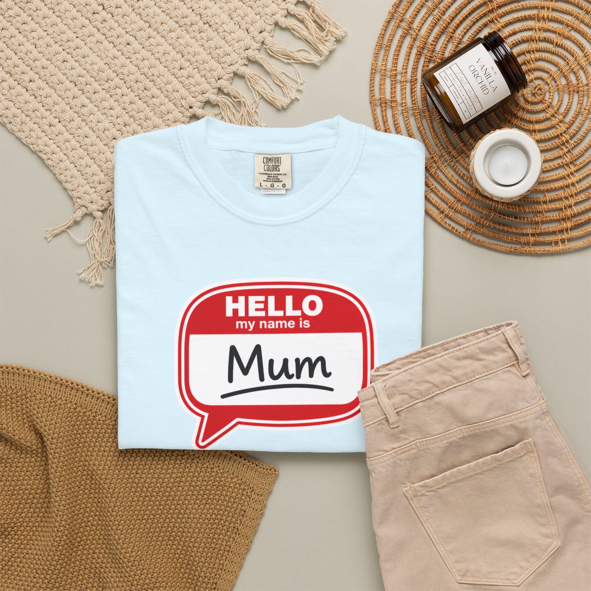 Hello My Name Is Mum T-Shirt