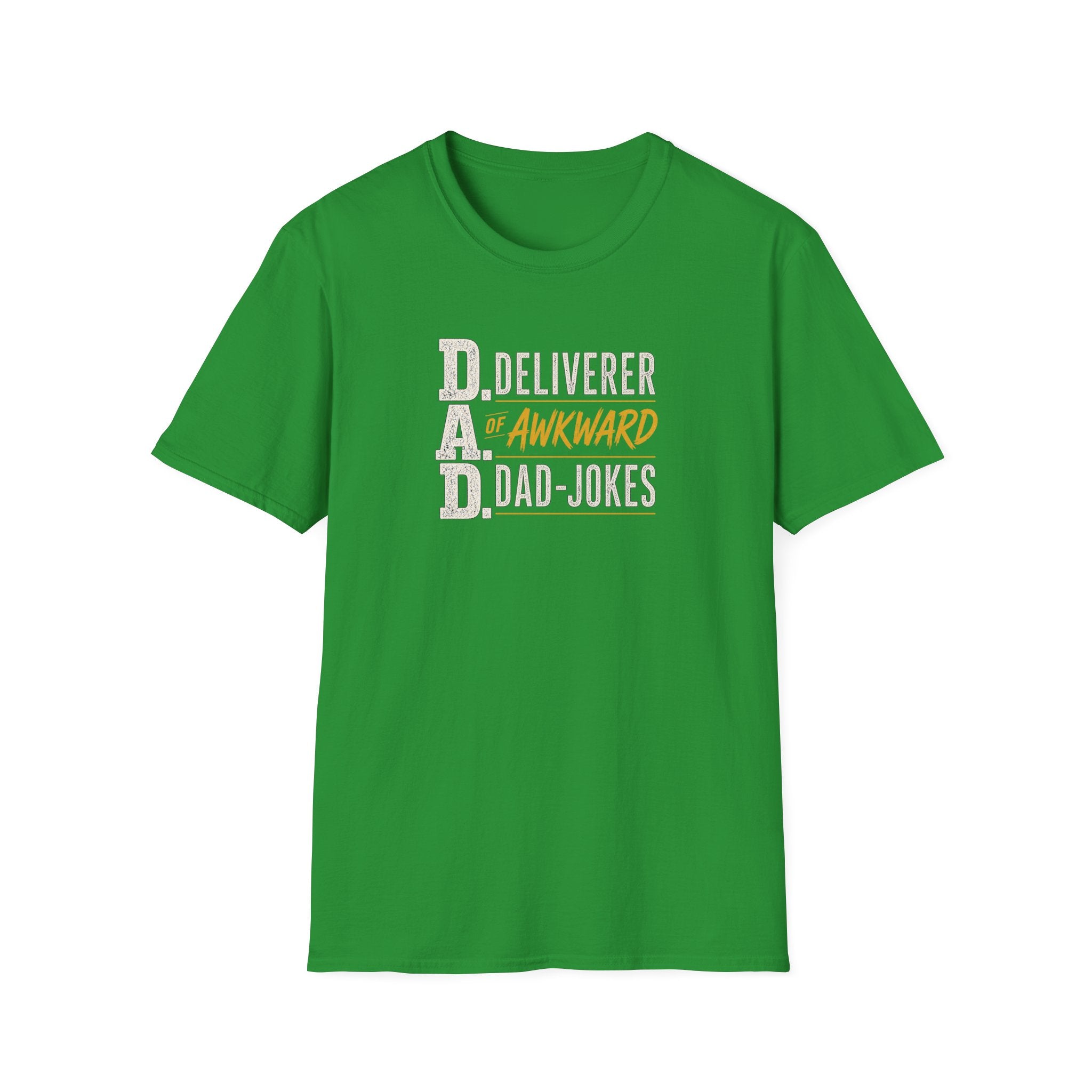Dad T‑Shirt — D.A.D. "Deliverer of Awkward Dad‑Jokes" Funny Fathers Day Tee