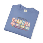Grandma T-Shirt - My Favorite People Call Me Grandma (Cute Floral Retro Design)