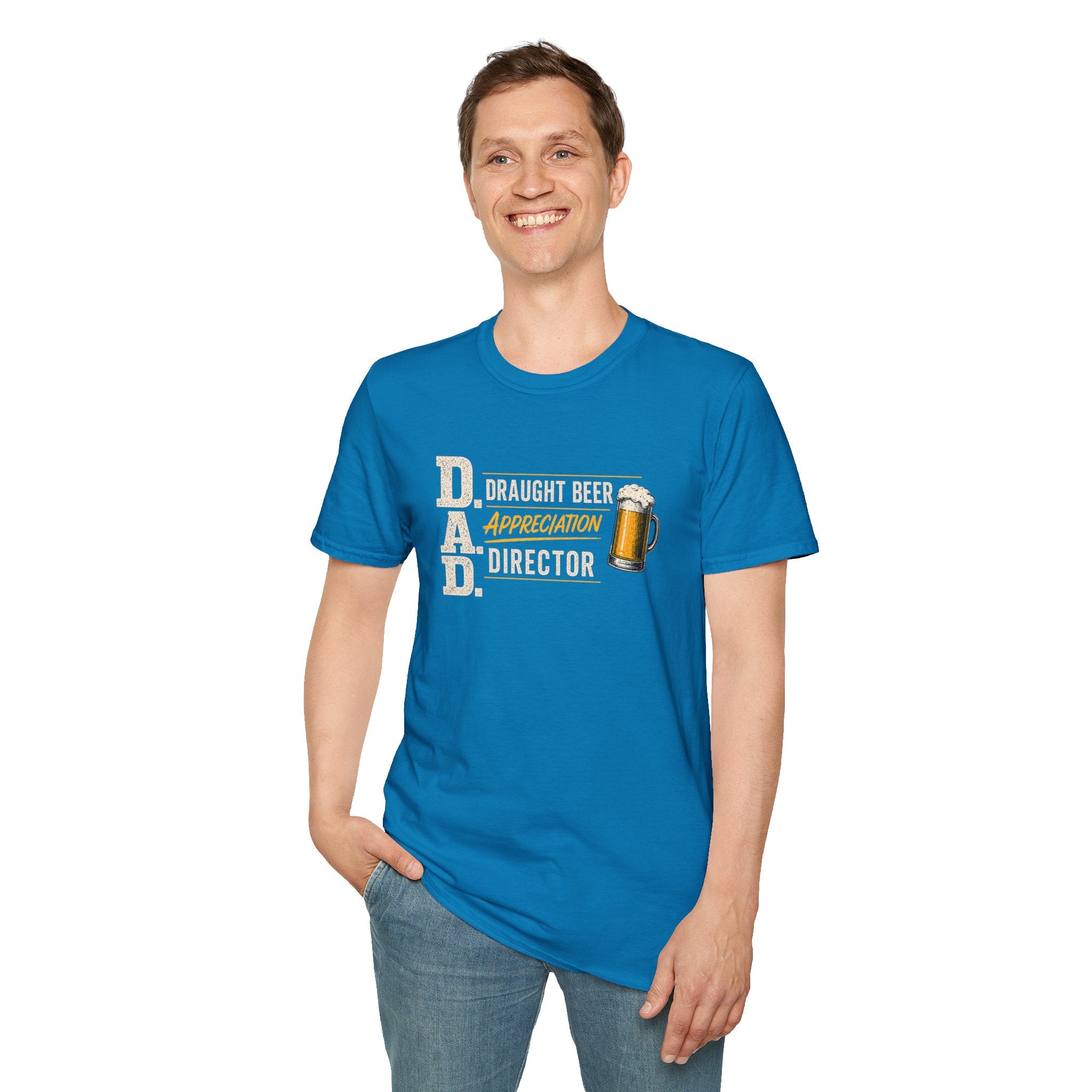 DAD Draught Beer Appreciation Director T-Shirt – Funny Father's Day Beer Tee