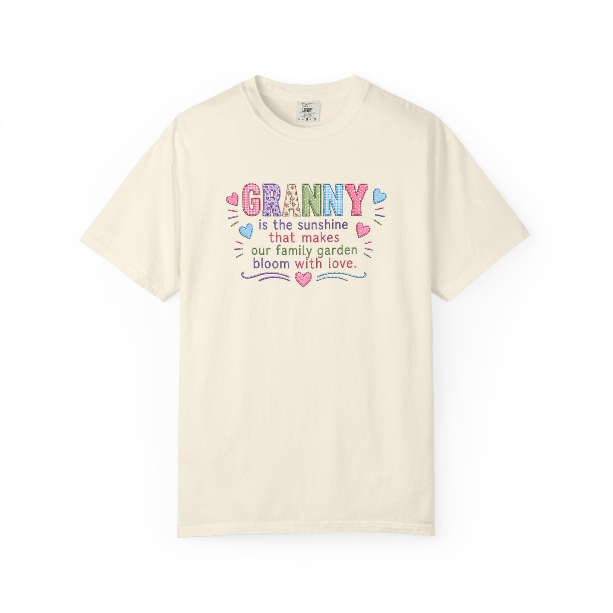 Granny Floral Tee — "Granny is the sunshine that makes our family garden bloom with love"