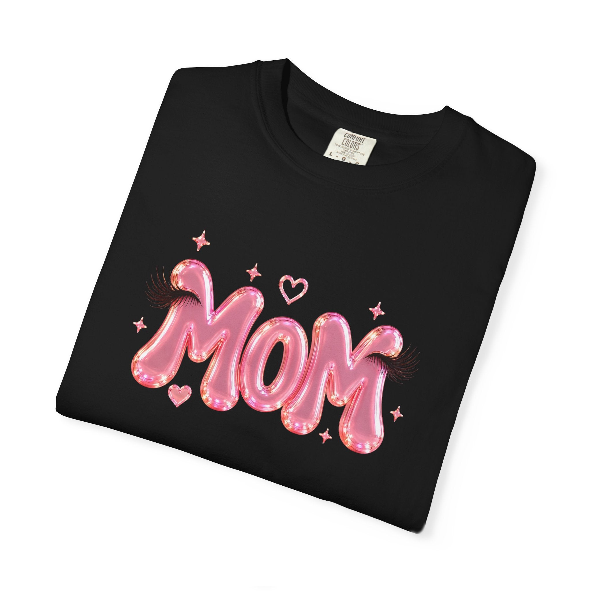 MOM Pink Balloon Eyelashes T-Shirt
