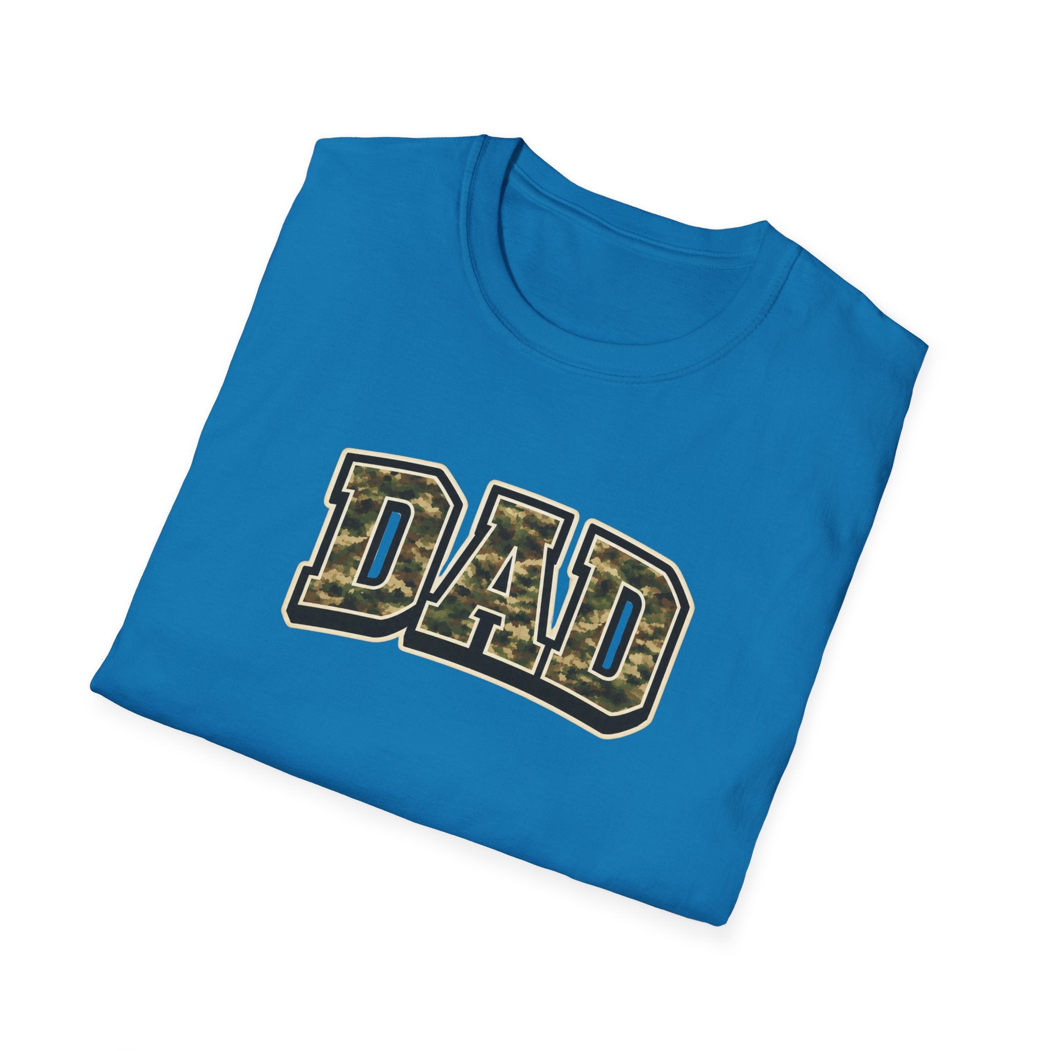 Dad Camo T‑Shirt — Military Camouflage 'DAD' Father's Day Tee