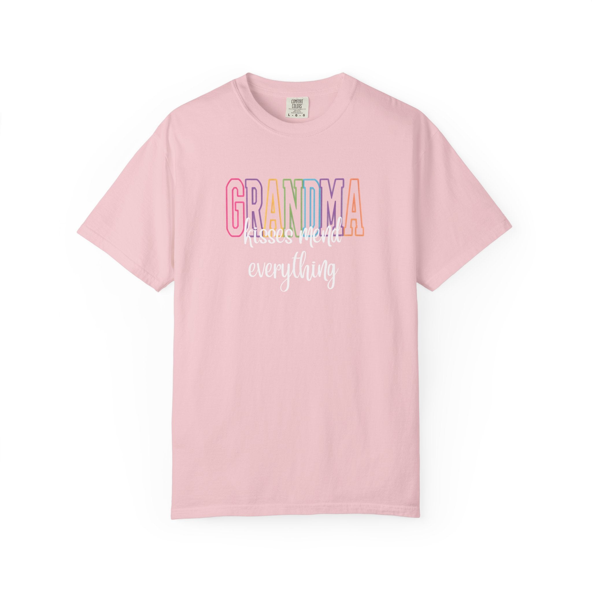 Grandma Kisses Mend Everything T-Shirt — Soft Pastel Mother's Day Gift